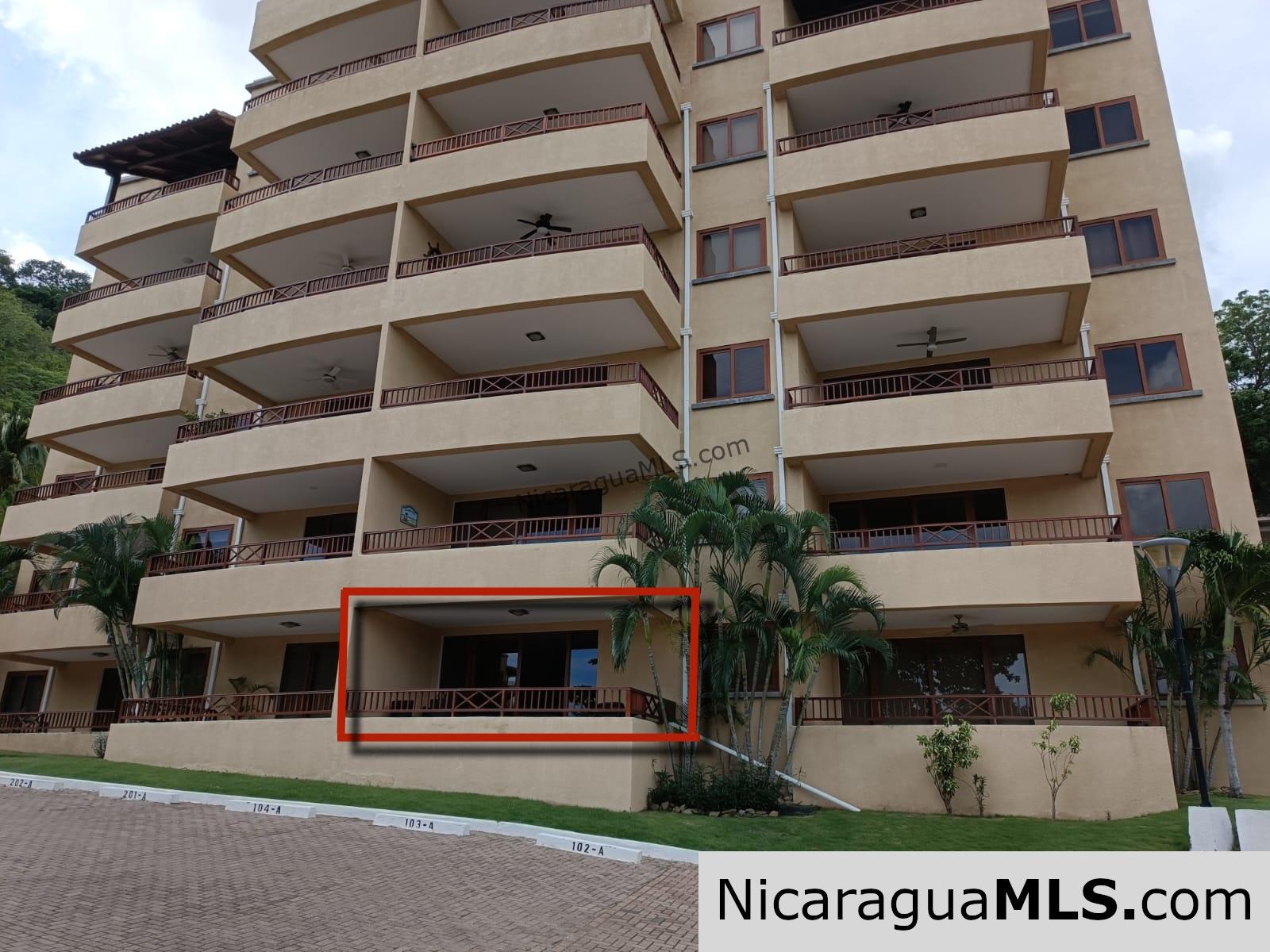 Condo 103A – 2 bedroom apartment in La Talanguera condominiums – on the first floor.