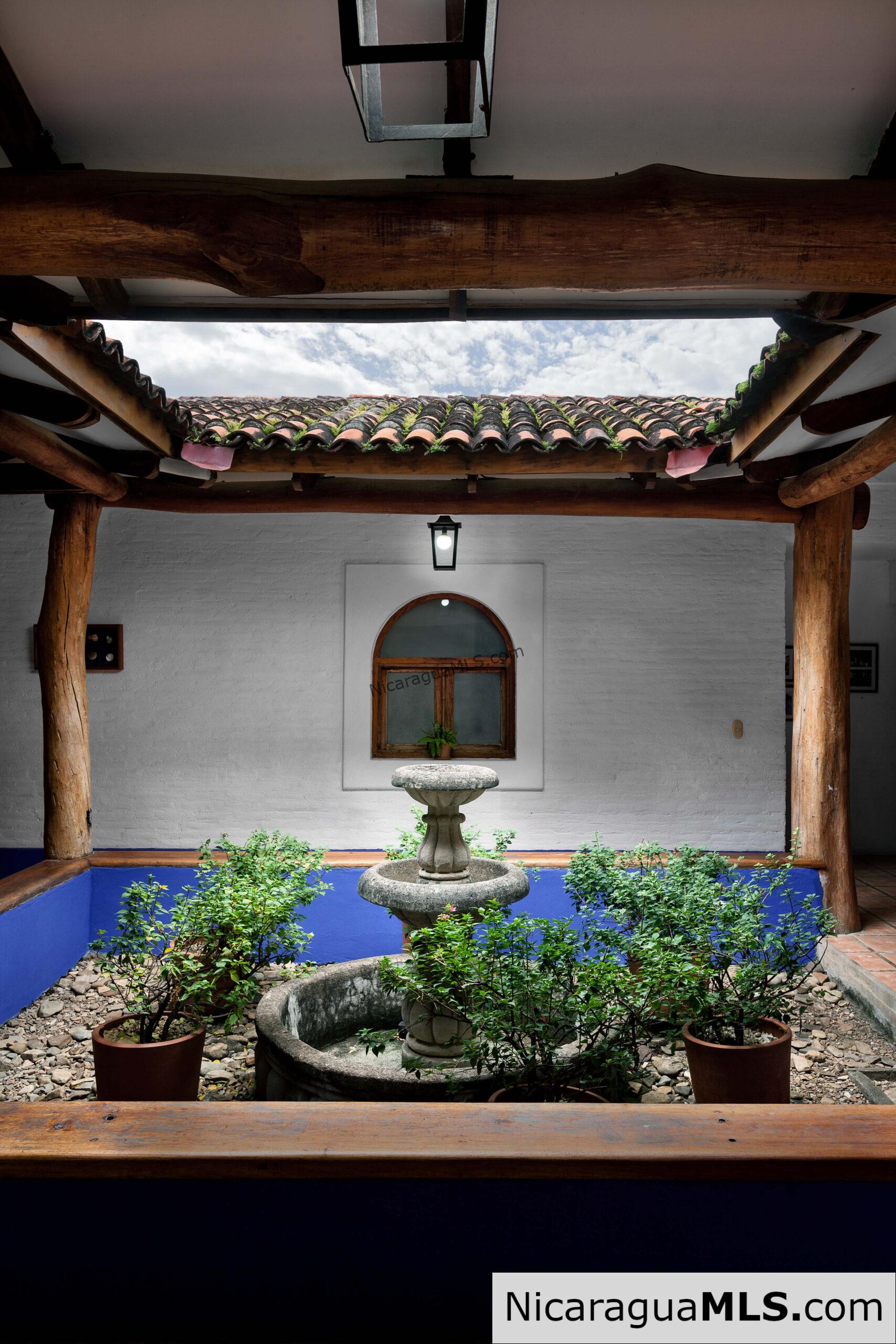 Casa Blu, a hacienda-style home near the beach.
