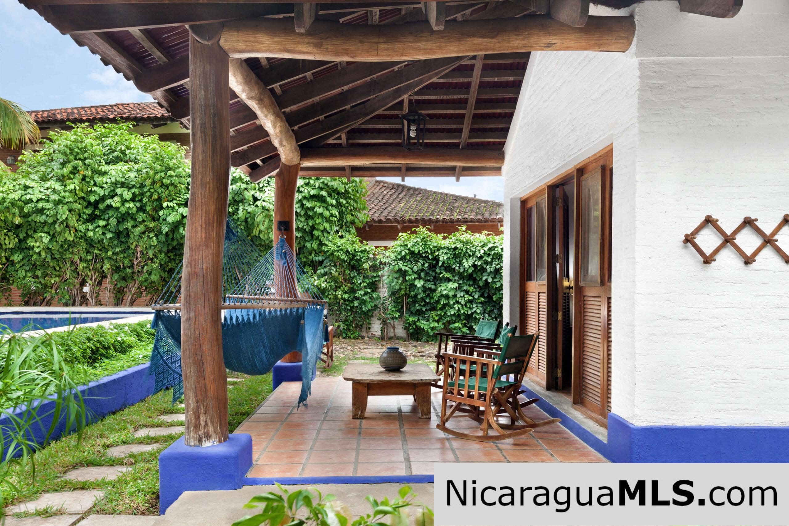 Casa Blu, a hacienda-style home near the beach.