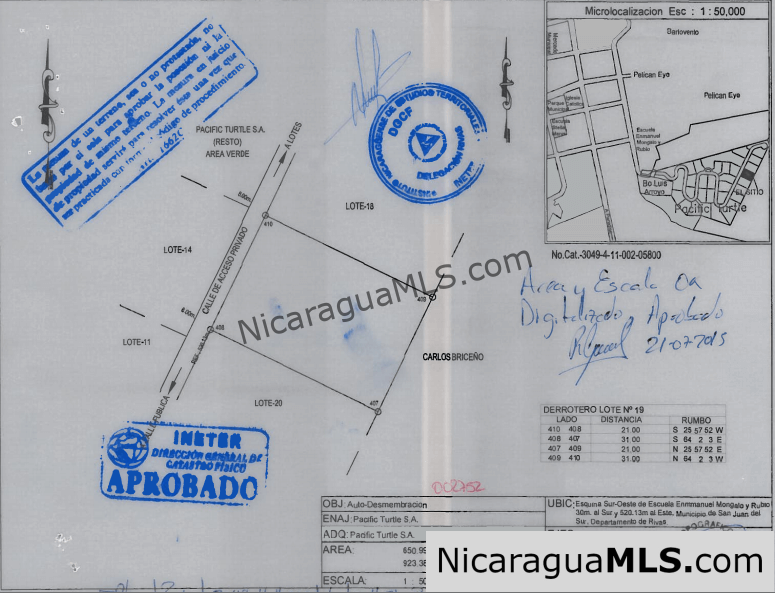 Ocean view Lots available in Residencial Acuarela