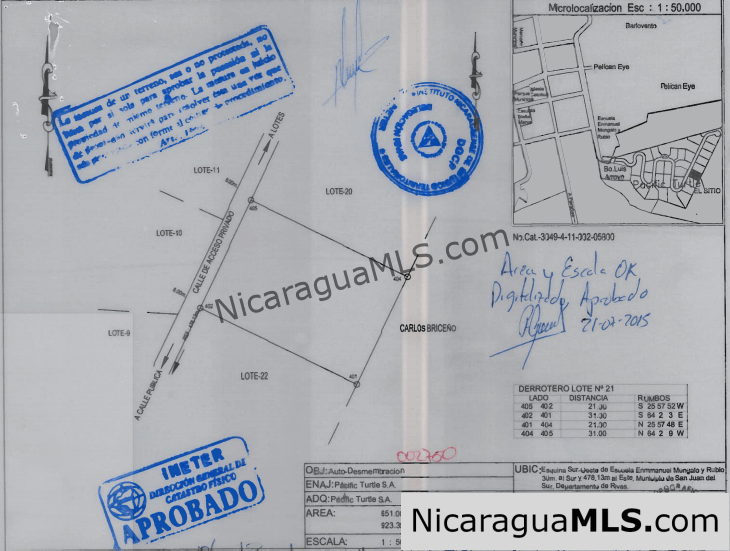 Ocean view Lots available in Residencial Acuarela