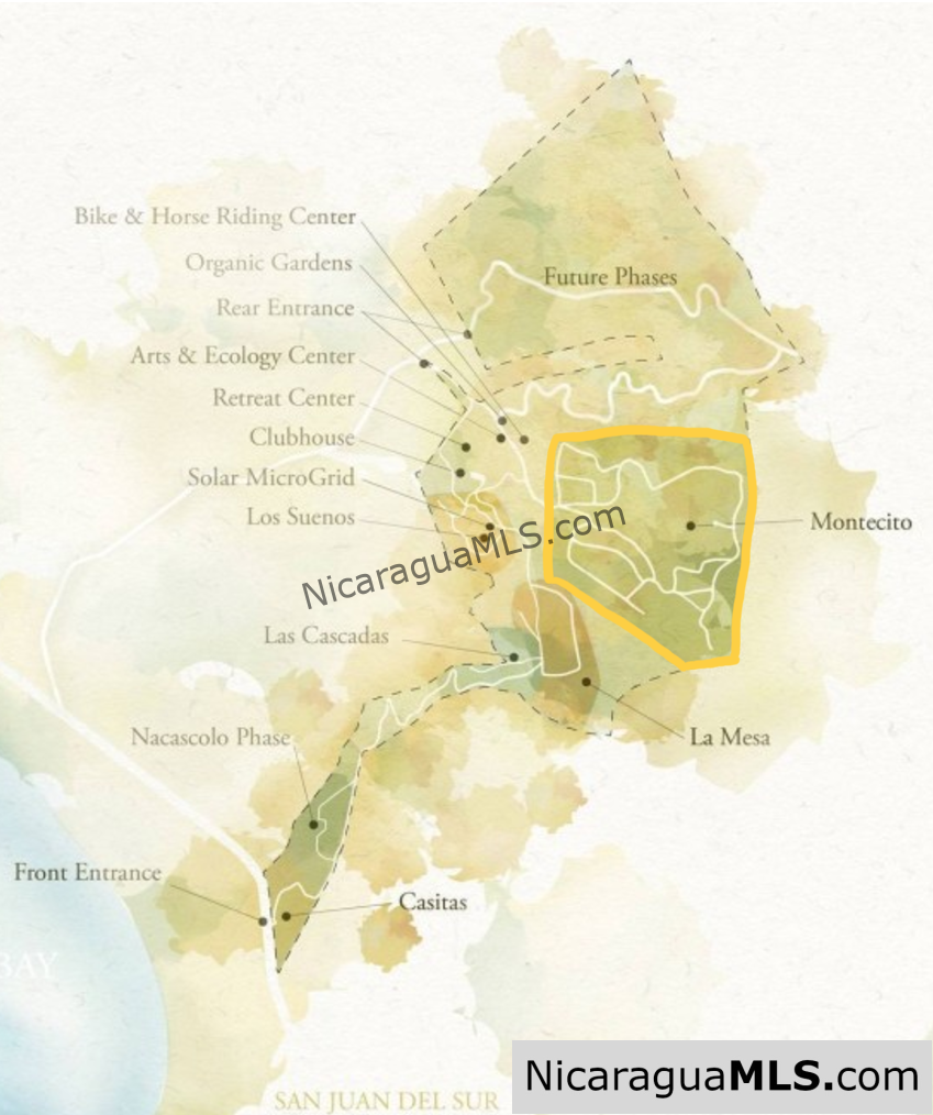 ¾ acre Luxury Lot A10 Encanto del Sur San Juan del Sur