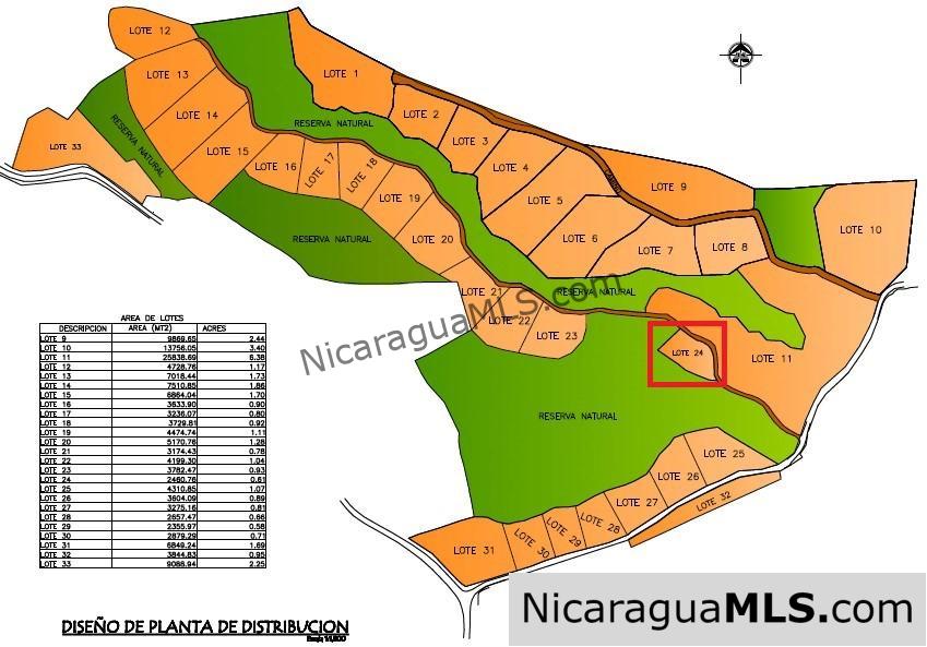 Lot 24 Arriba Verde El Carrizal San Juan del Sur