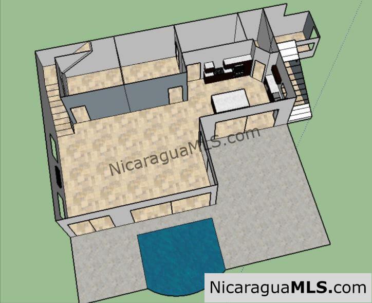 Five bedroom house in Surf Ranch Resort, Popoyo Beach.