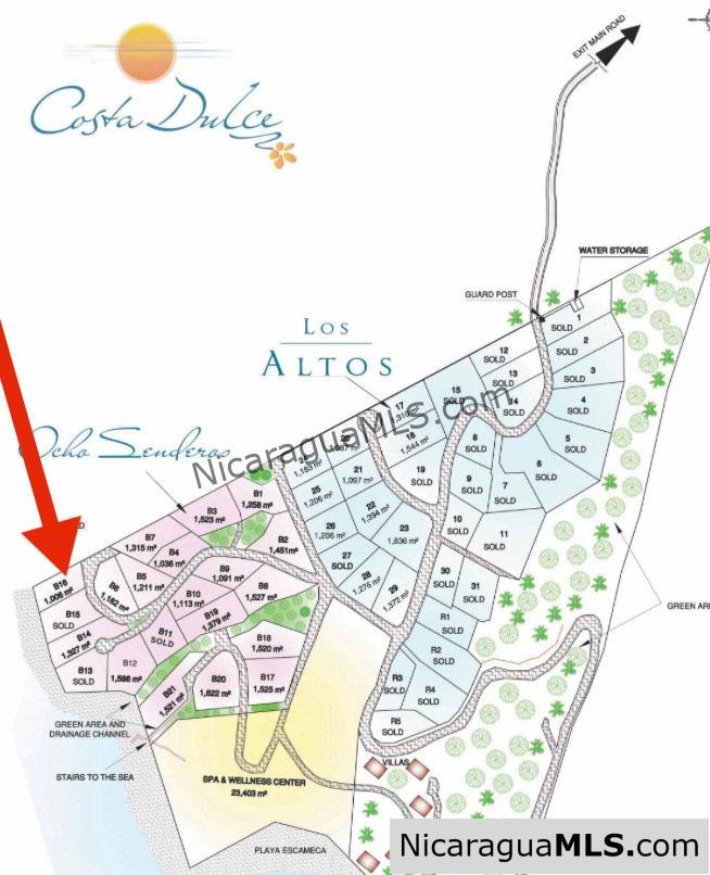Costa Dulce Beachfront Lot B16